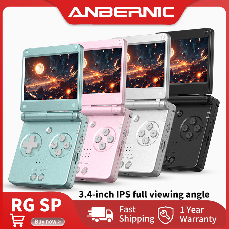 Retro Gaming Upscaler - Anbernic RG SP Flip Retro Handheld