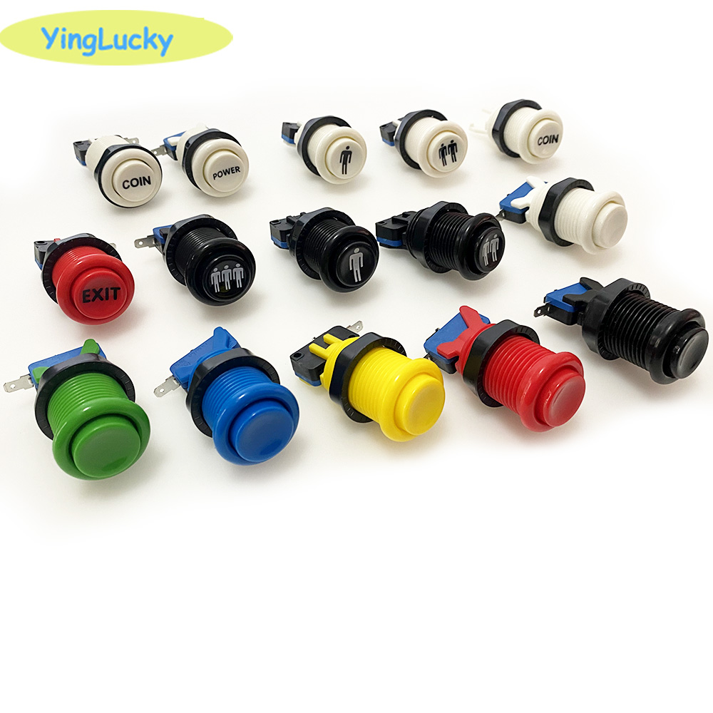 Arcade Button Kit - American Style Button with Micro Switch,