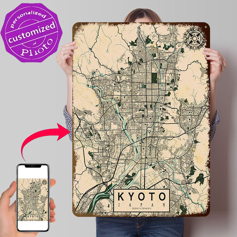 Kyoto City Map Japan Vintage P - огляд і ціна Retro Gaming Japan