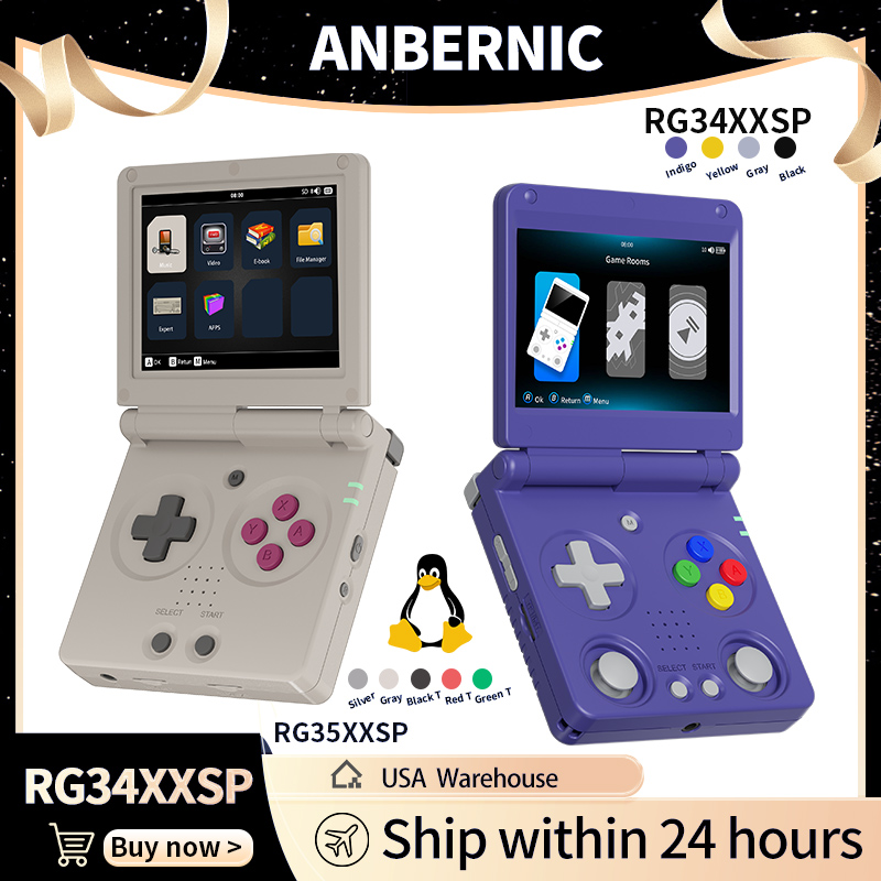 Anbernic RG34XXSP RG35XXSP Fli - огляд і ціна Retro Gaming Handheld Console