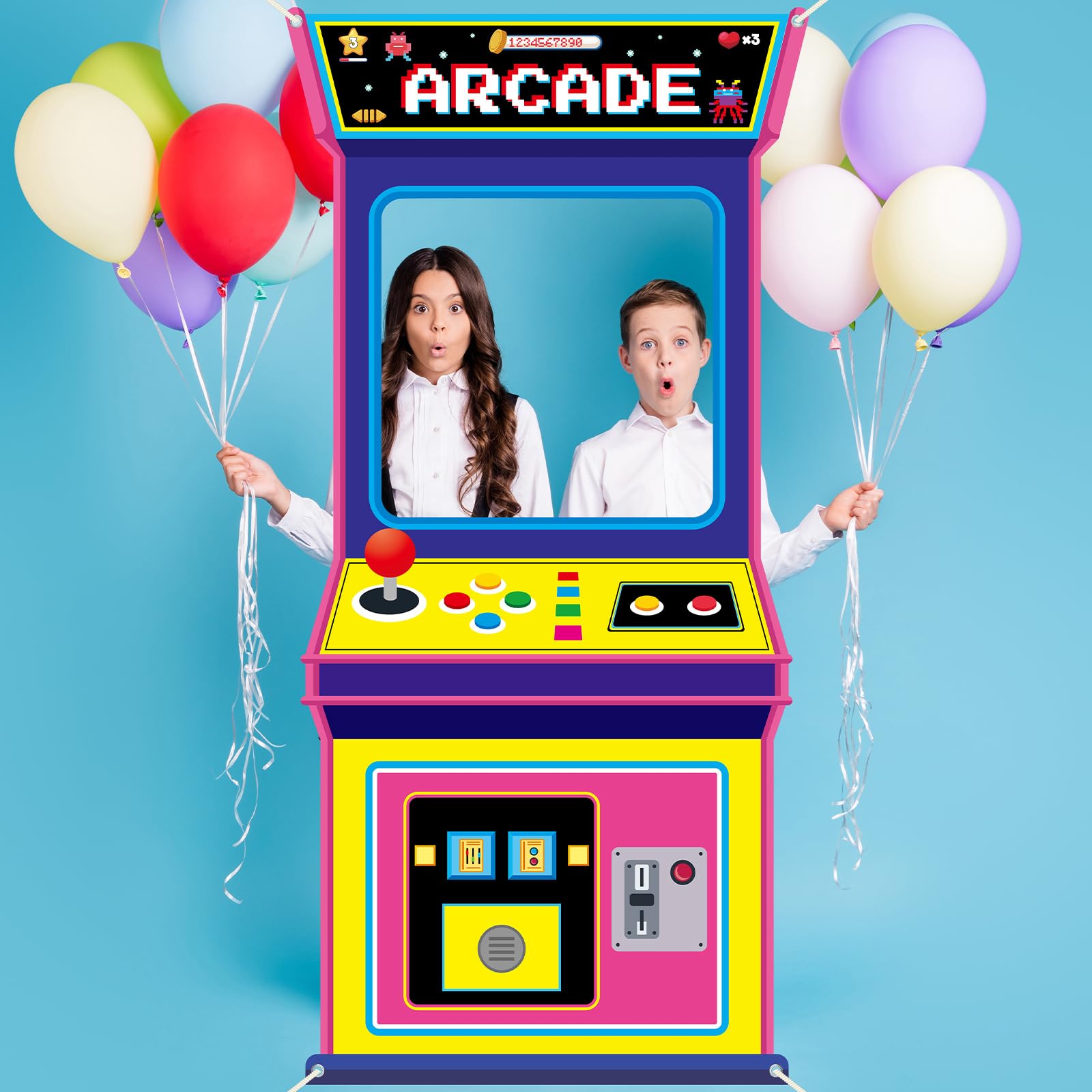 Retro Video Gaming Fabric Arca - огляд і ціна Background Retro Gaming