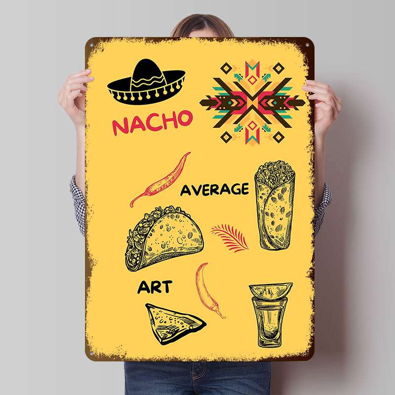 Mexican Food on Yellow Backgro - огляд і ціна Background Retro Gaming
