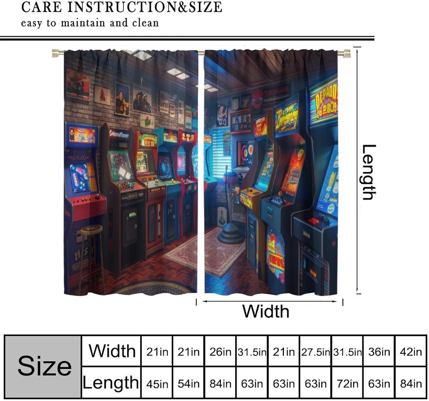 90s Arcade Blackout Curtains G - огляд і ціна Retro Gaming Youtube