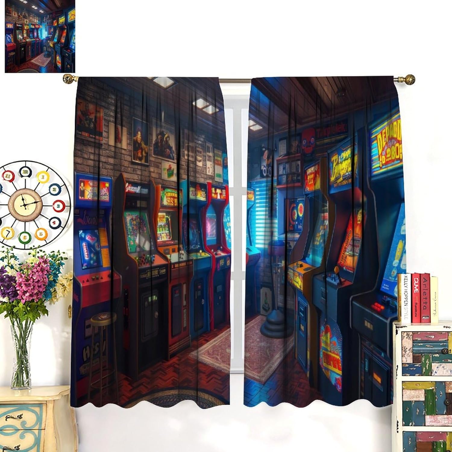 90s Arcade Blackout Curtains G - огляд і ціна Retro Gaming Youtube