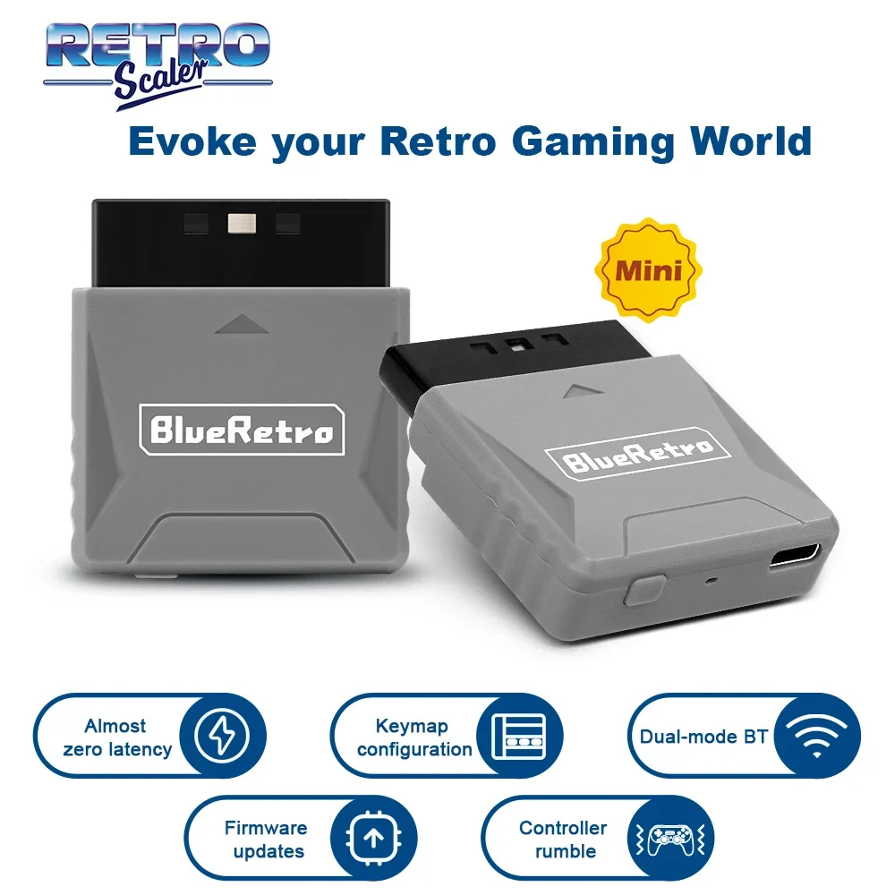 RetroScaler Mini Blueretro Rec - огляд і ціна Retro Gaming Upscaler