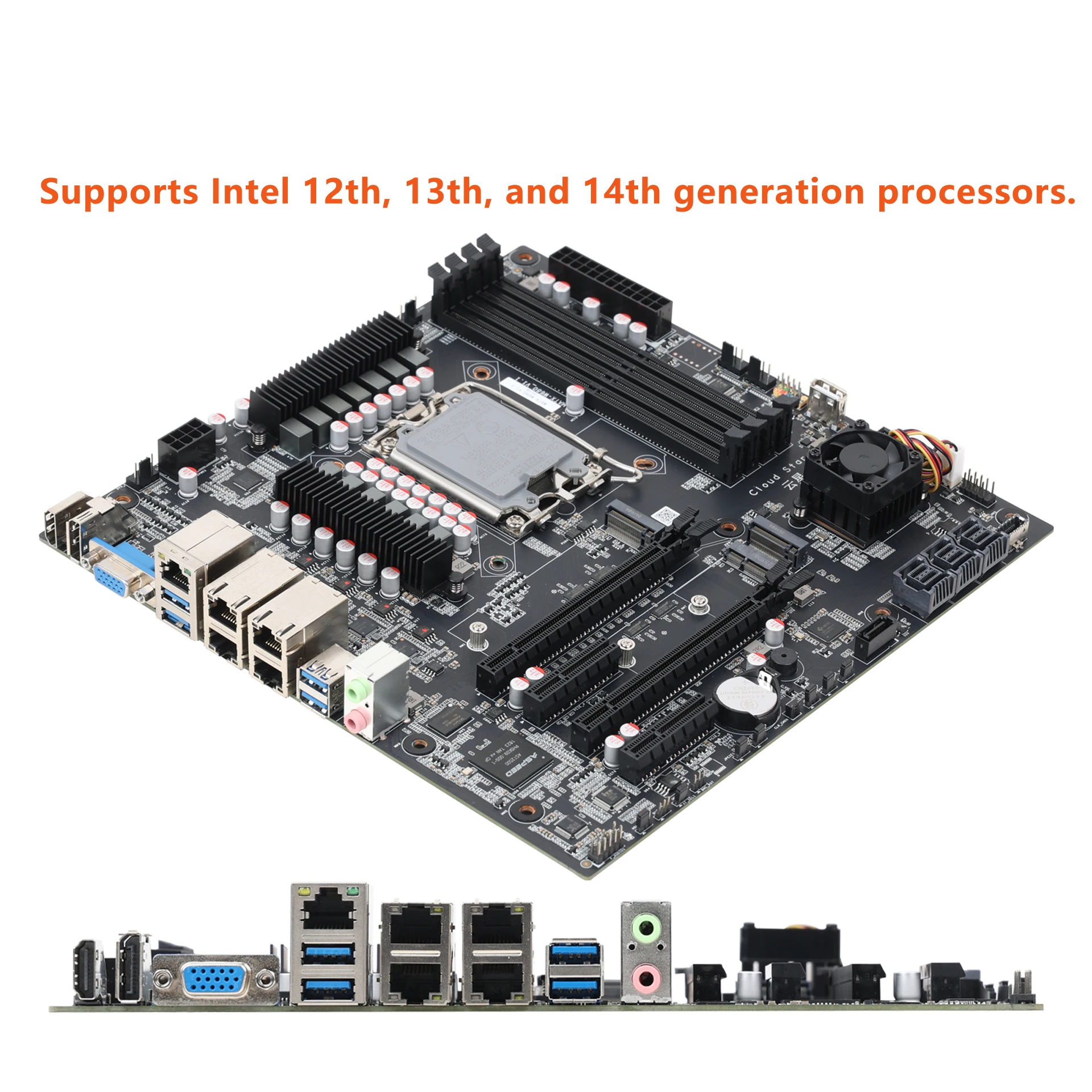 W680 M-ATX Server Motherboard  - огляд і ціна Intel Cpu Core I9