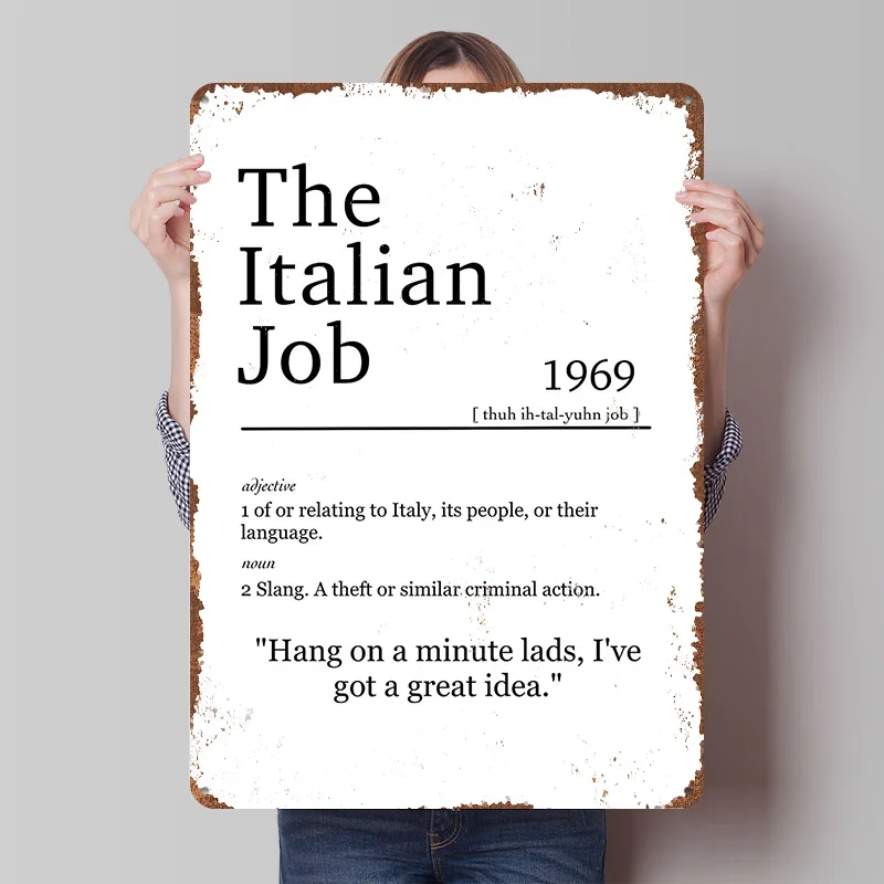Italian Job Poster Customized  - огляд і ціна Retro Gaming Jobs
