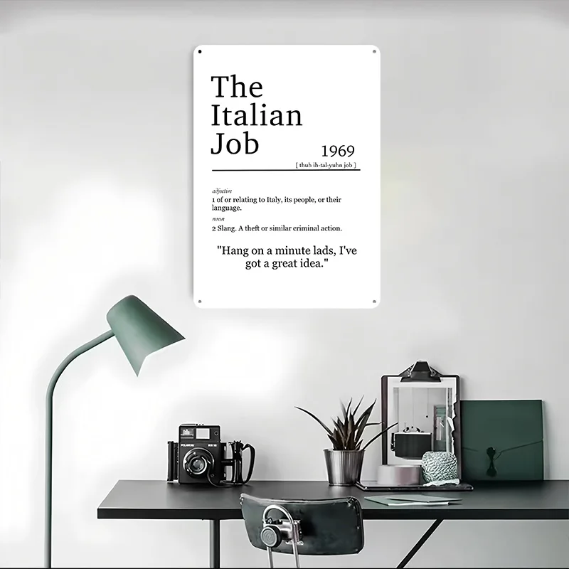 Italian Job Poster Customized  - огляд і ціна Retro Gaming Jobs