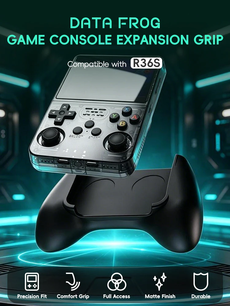 Data Frog R36S Game Grip Ergon - огляд і ціна Retro Gaming Handheld Console