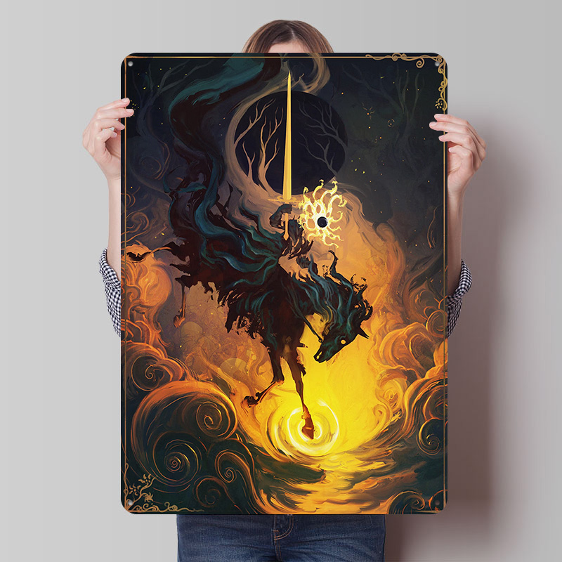 The Eclipse Knight Metal Poste - огляд і ціна Retro Knight Gaming