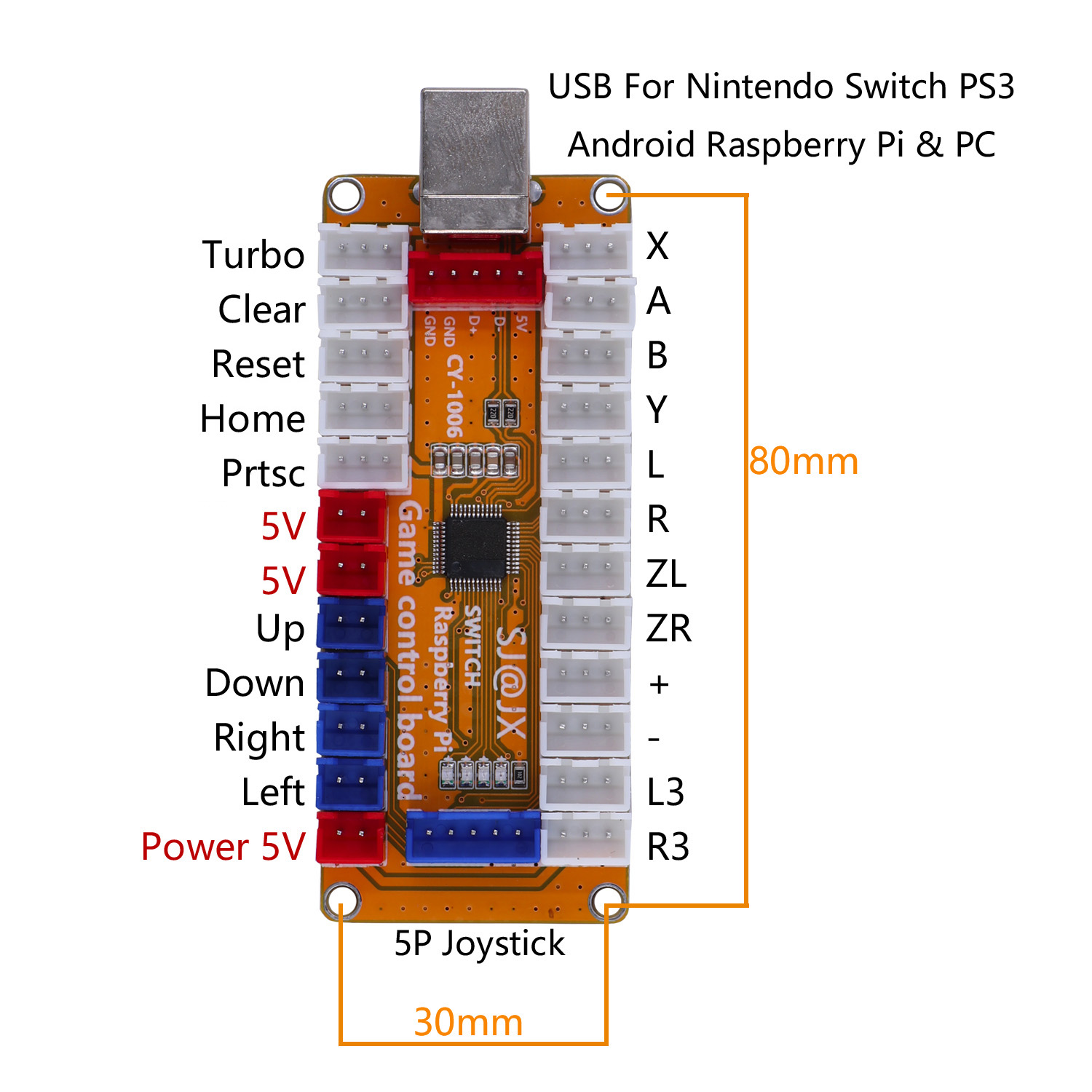 SJ@JX Arcade Game LED Controll - огляд і ціна Arcade Button Kit
