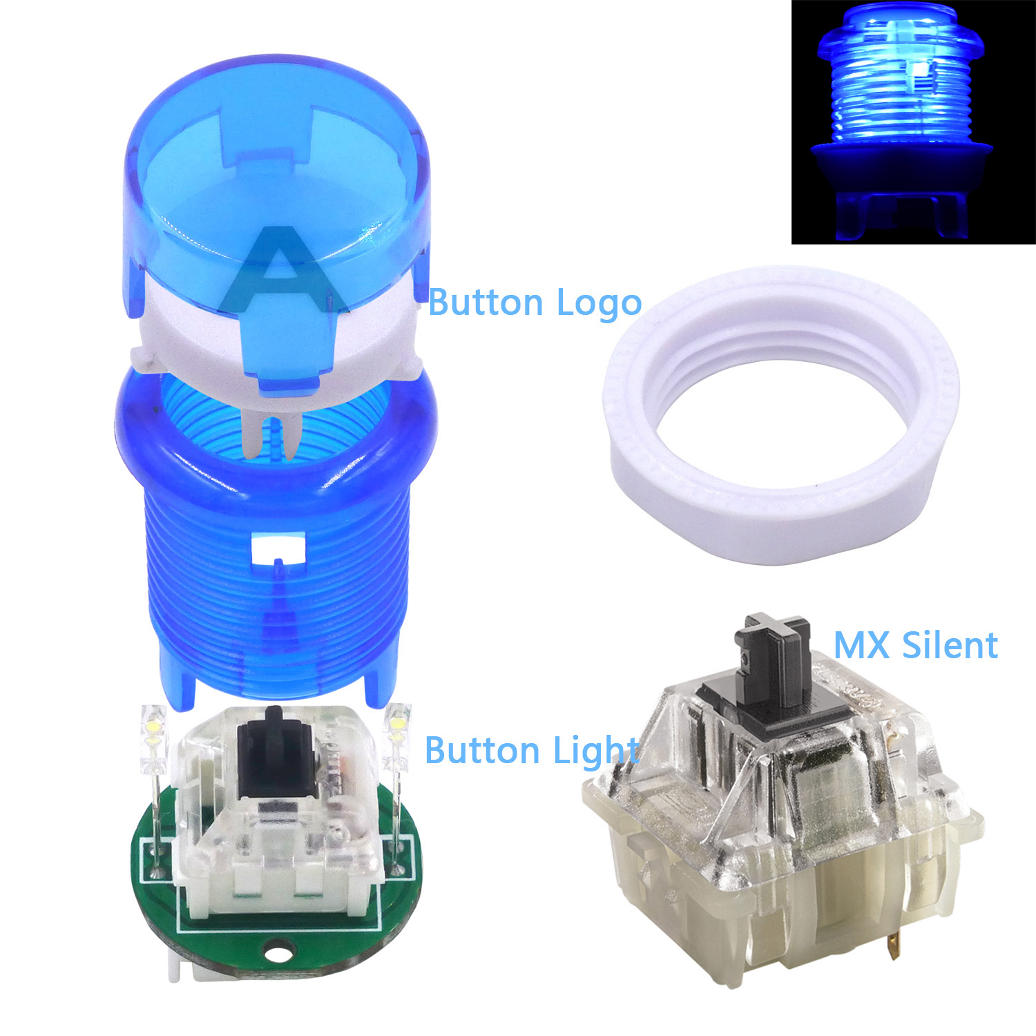 SJ@JX Arcade Game LED Controll - огляд і ціна Arcade Button Kit