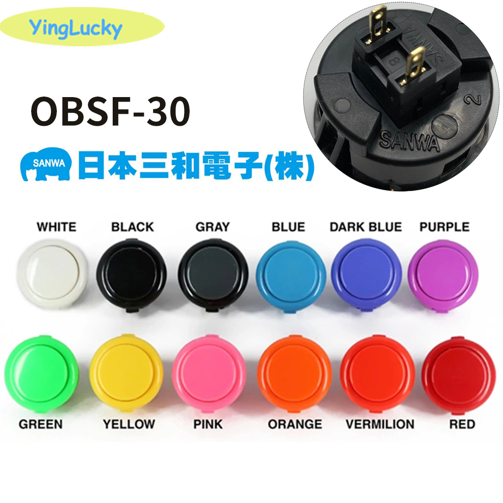 1pcs Original Sanwa Button OBS - огляд і ціна Arcade Button Kit