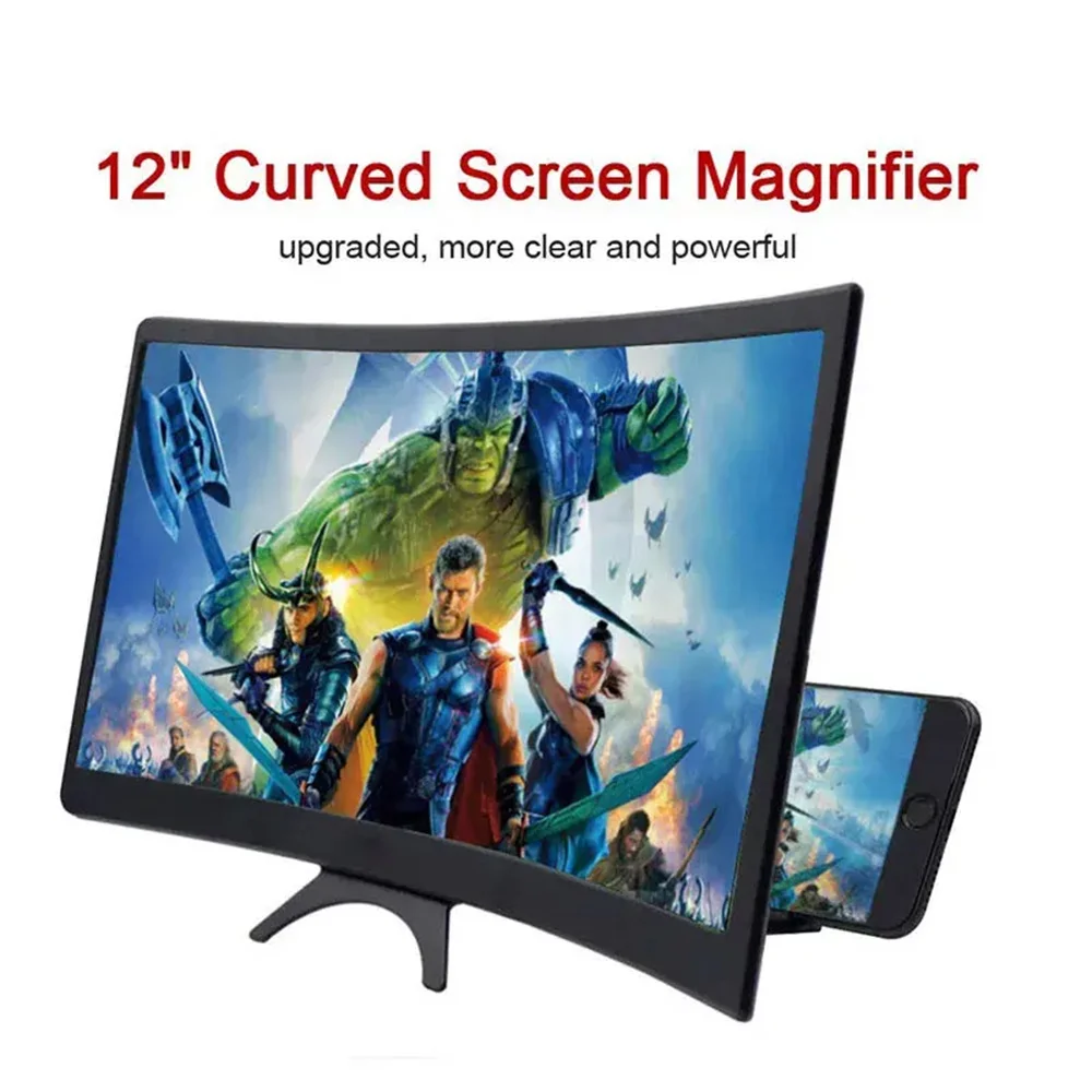 3D HD Curved Screen Mobile Pho - огляд і ціна Retro Gaming And Projector