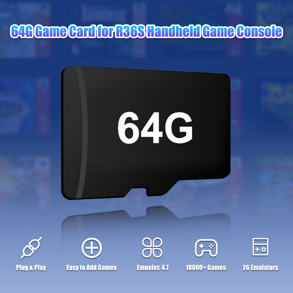 64G Game TF Card for R36S Vide - огляд і ціна Retro Gaming Handheld Console