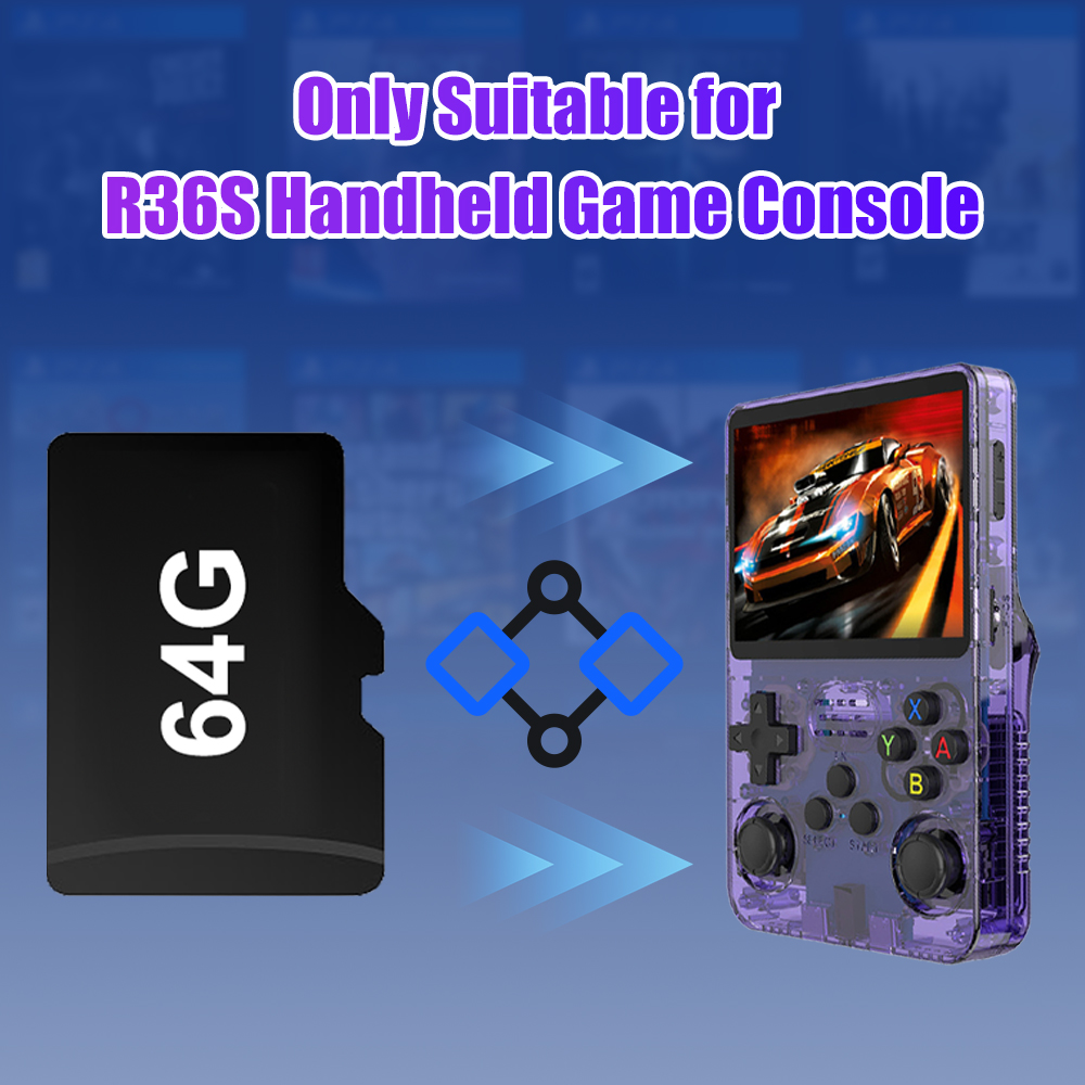 64G Game TF Card for R36S Vide - огляд і ціна Retro Gaming Handheld Console