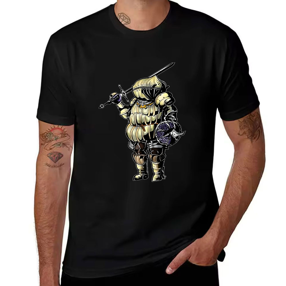 Men's Cotton Short Sleeve T-Sh - огляд і ціна Retro Knight Gaming