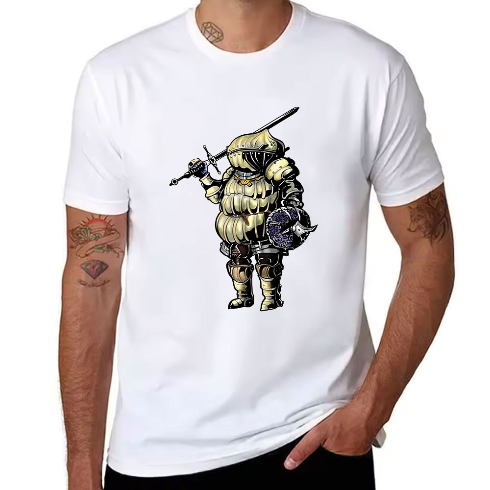 Men's Cotton Short Sleeve T-Sh - огляд і ціна Retro Knight Gaming
