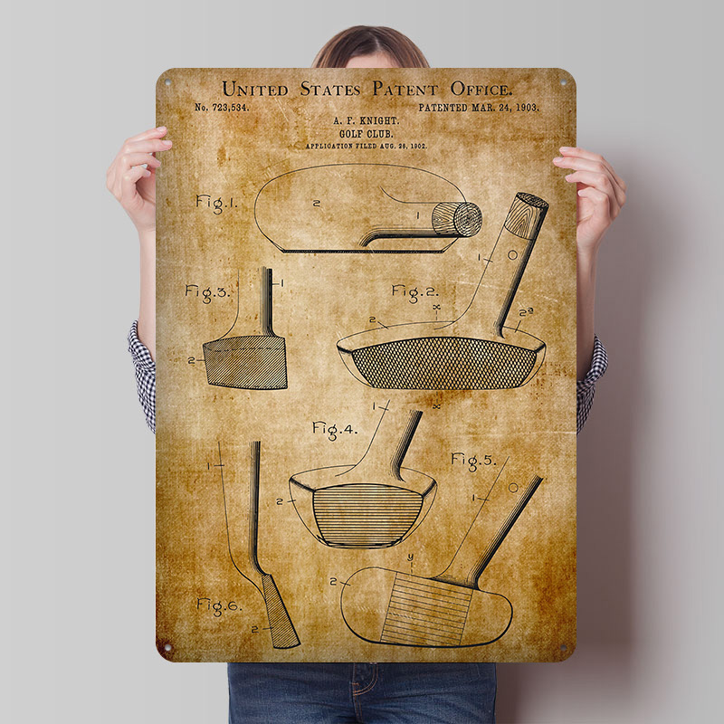 Patent Drawing Knights Golf Cl - огляд і ціна Retro Knight Gaming