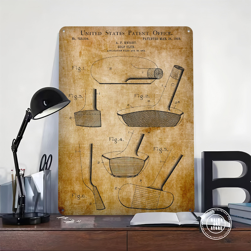 Patent Drawing Knights Golf Cl - огляд і ціна Retro Knight Gaming