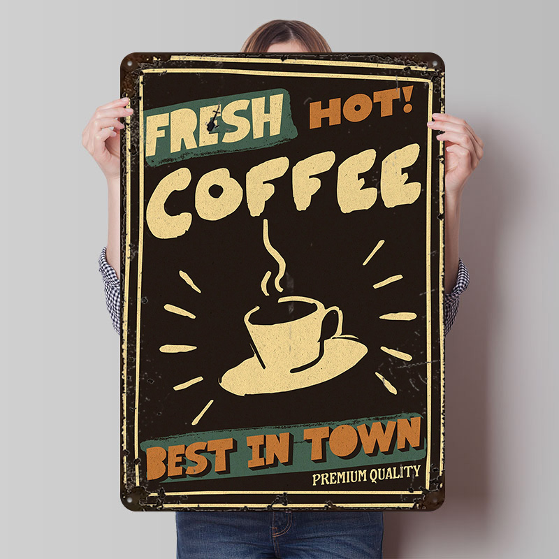 Coffee Shop Vintag Poster Cust - огляд і ціна Retro Gaming Shops