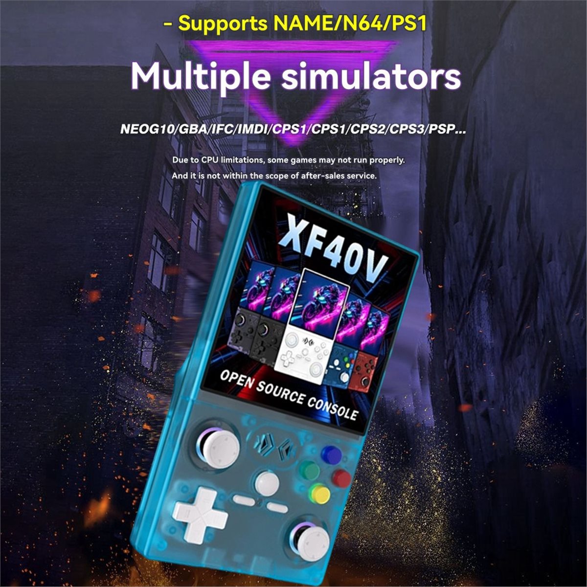 A86G NEW XF40V Retro Handheld  - огляд і ціна Retro Gaming Handheld Console