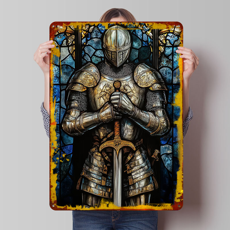 Knight in Shining Armor Tin Pl - огляд і ціна Retro Knight Gaming
