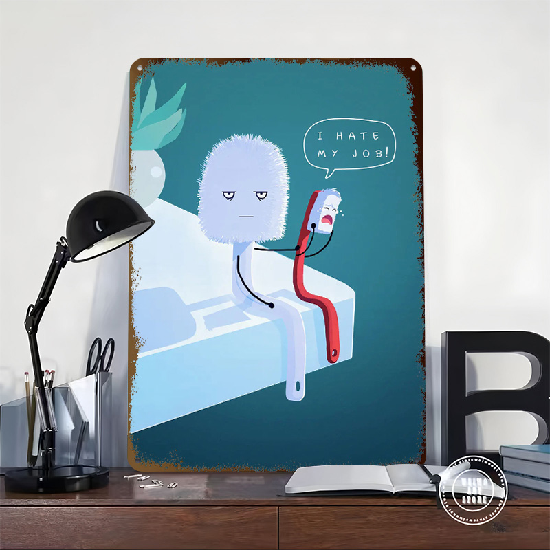 I Hate My Job Printed Poster C - огляд і ціна Retro Gaming Jobs