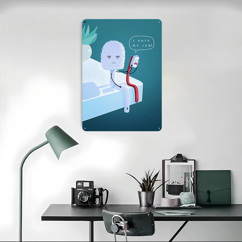I Hate My Job Printed Poster C - огляд і ціна Retro Gaming Jobs