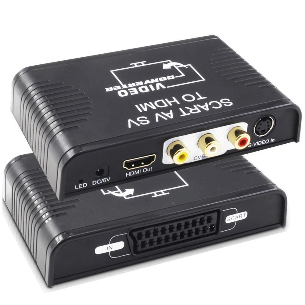 S-Video AV Scart to HDMI Conve - огляд і ціна Scart To Hdmi