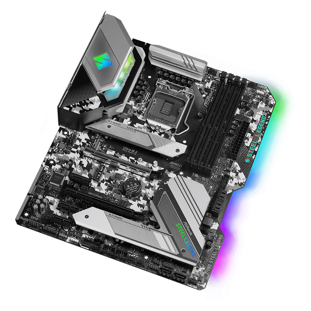 ASRock Z490 Steel Legend mothe - огляд і ціна Intel Cpu Core I9