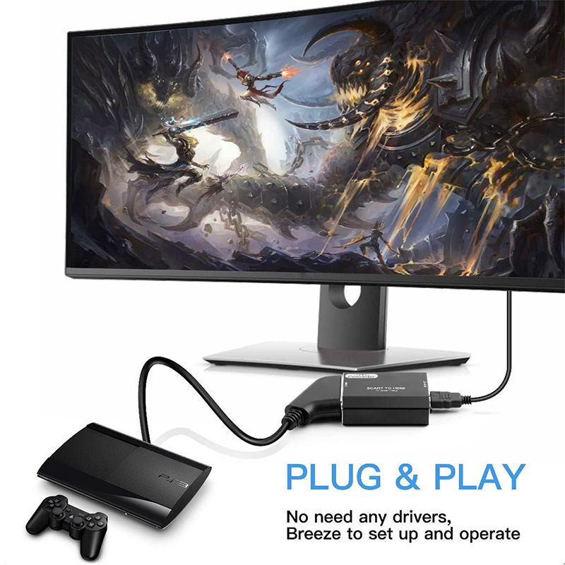 1080P Scart to HDMI Converter  - огляд і ціна Scart To Hdmi